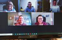 Online meeting with trainers from Norway