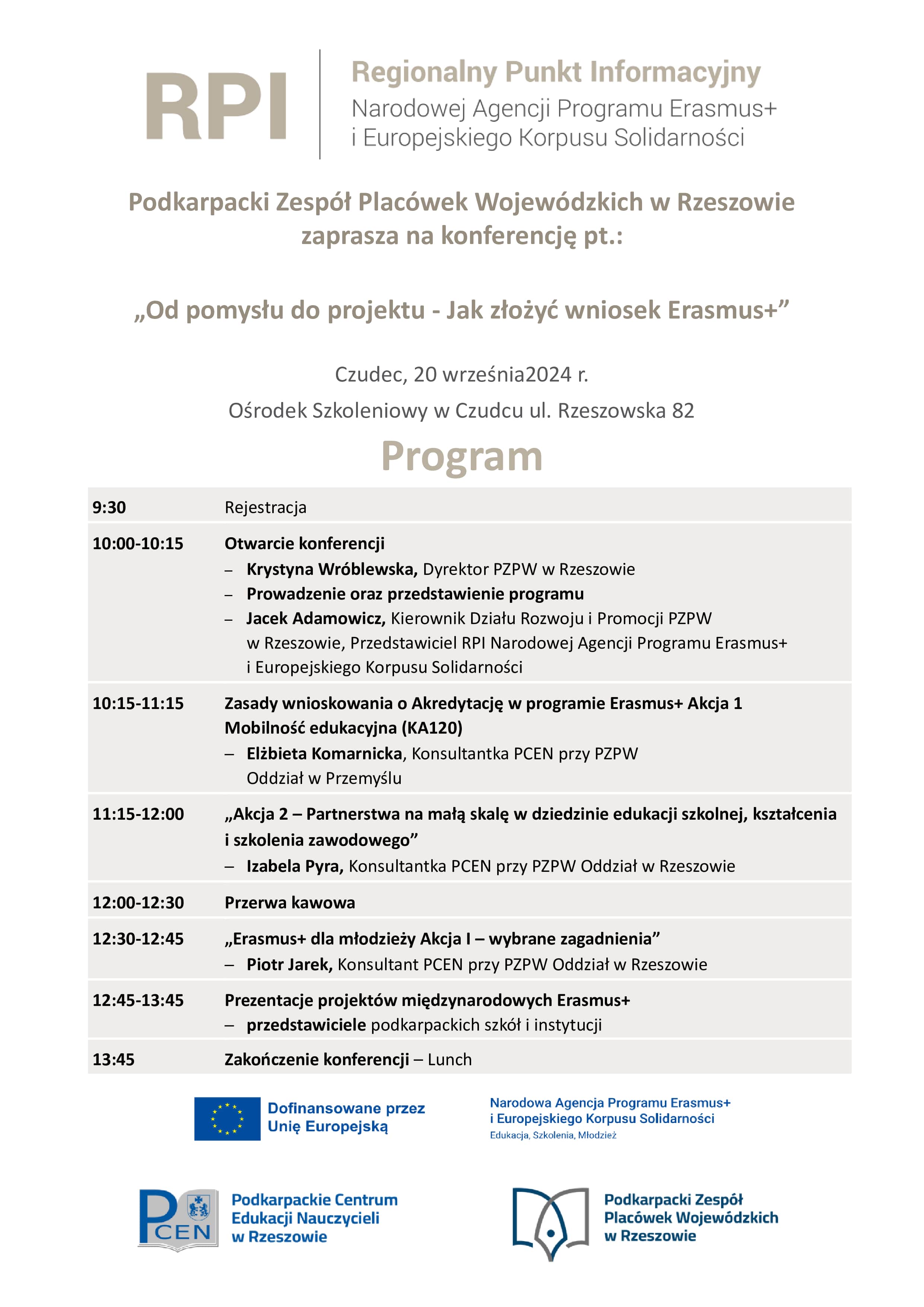 Program RPI Czudec 20.09.2024 r min