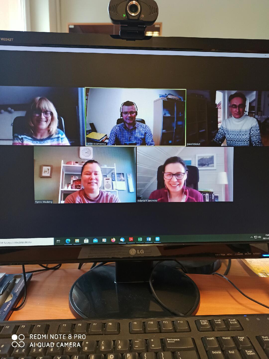 Spotkanie online z trenerami z Norwegii