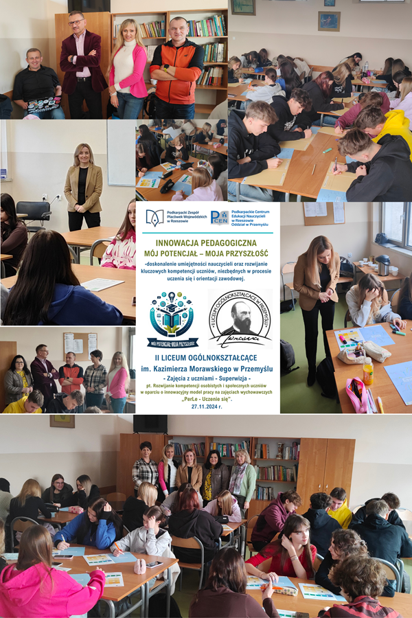 2024 11 27 PLAKAT Z ZAJ Z UCZNIAMI II LO