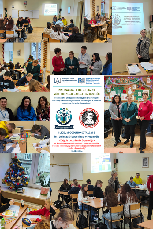 2024 12 10 PLAKAT Z ZAJ Z UCZNIAMI I LO 2 