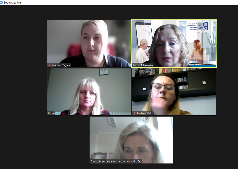 Grupa szkoleniowa z oddziału PCEN w Rzeszowie