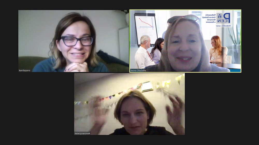 Grupa szkoleniowa z oddziału PCEN w Rzeszowie